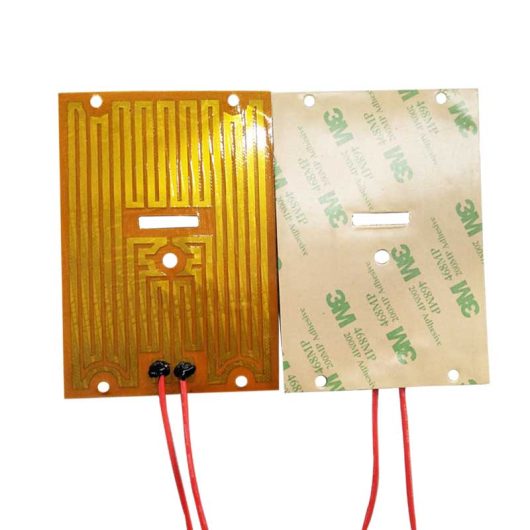 Calentador de película de poliimida PI Kapton industrial de alta temperatura de 12 V (2)