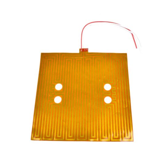 Calentador kapton de PCB de película de poliimida flexible de 12 V personalizado con adhesivo (3)