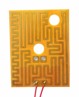 Calentador kapton de PCB de película de poliimida flexible de 12 V personalizado con adhesivo (4)