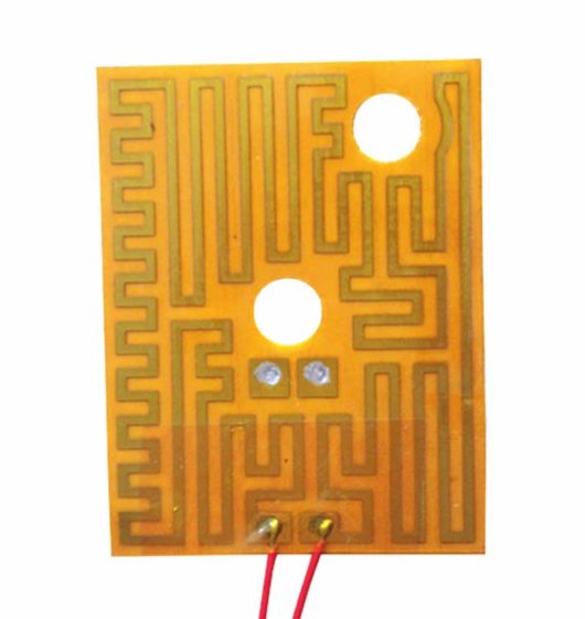 Calentador kapton de PCB de película de poliimida flexible de 12 V personalizado con adhesivo (4)