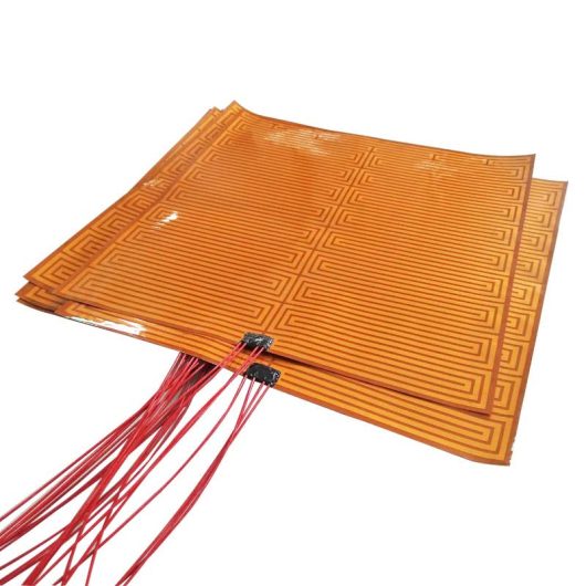 Calentador flexible de poliimida Kapton personalizado con cable de silicona (3)