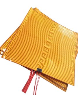 Oanpaste Kapton Polyimide Fleksibele Heater mei Silicone Wire