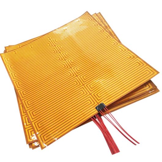 Calentador flexible de poliimida Kapton personalizado con cable de silicona (5)