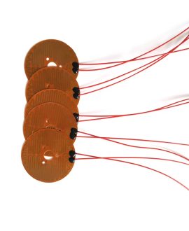 Elektrisk folie-etset Kapton-polyimid-filmvarmeelement med 3M lim (3)