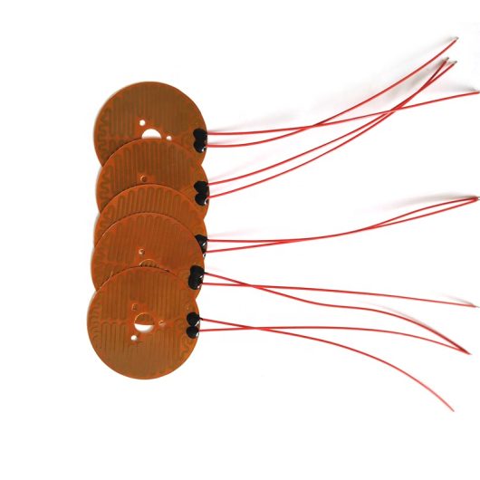 Elemento calefactor de película de poliimida Kapton grabado en lámina eléctrica con adhesivo 3M (3)