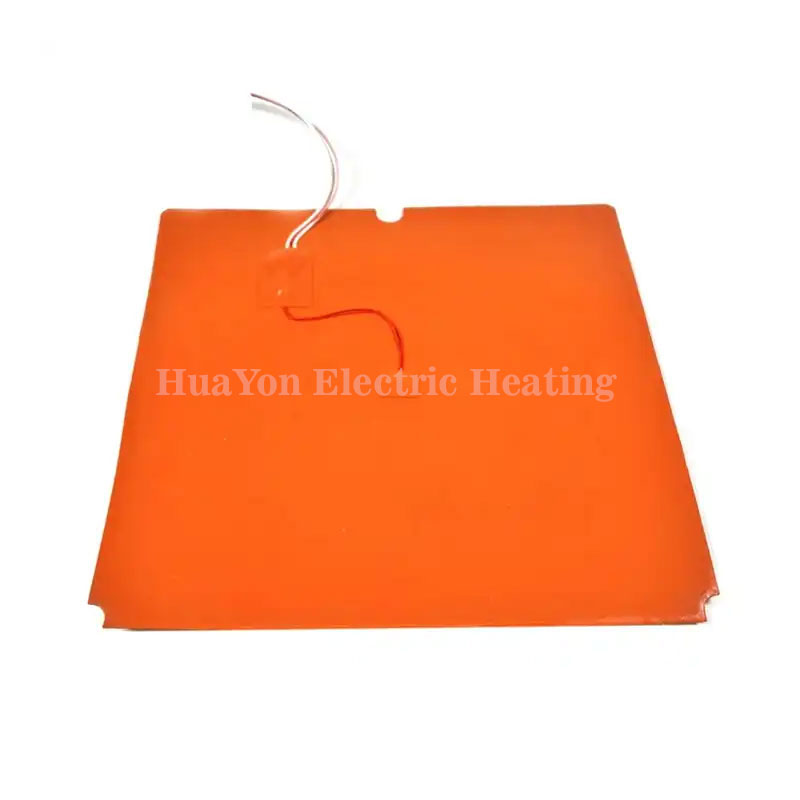 Silicone rubber heating element with built-in thermistor (2)